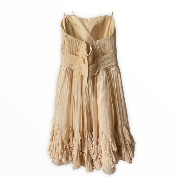Bonny Champagne Strapless Dress - Formal - Size 10 - Picture 3 of 4